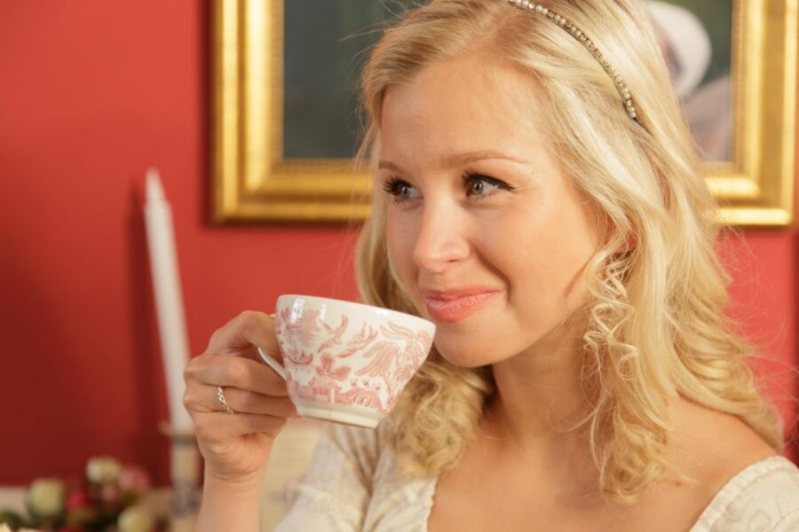 Afternoon Tea at The Regency Tea Room - The menu you get: sandwiches, scone with Dorset clotted cream, and cakes