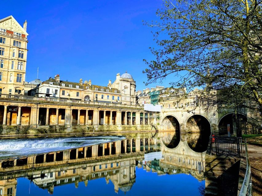 Bath: 2 Hour Private City Walking Tour - Roman Baths area and the River Avon thread the story together