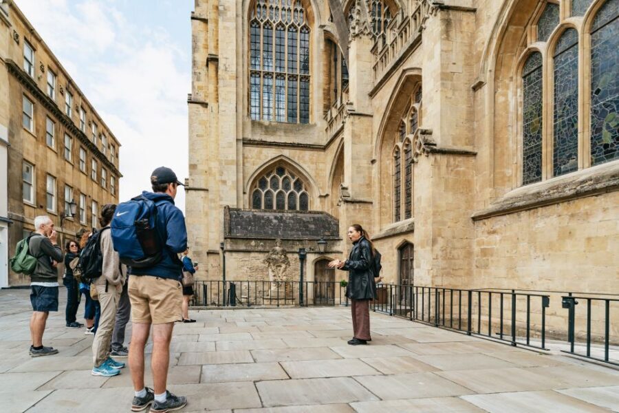 Bath: City Walking Tour with Optional Roman Baths Entry - Walking Pace, Steps, and Wet-Weather Reality