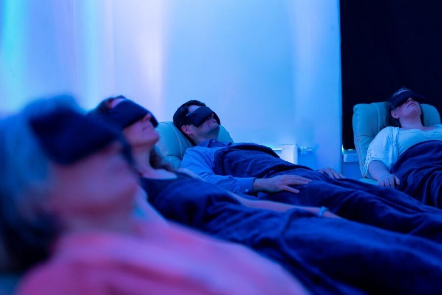 Bath: Guided Relaxation and Sound Bath - Climbing to the Quantum Field meditation space