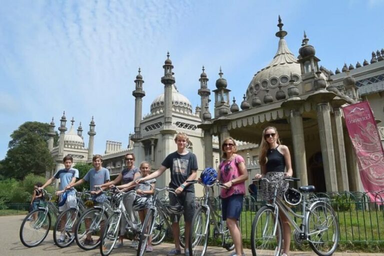 Brighton City Bike Tour - Meeting Point on New Road and How the Start Usually Feels