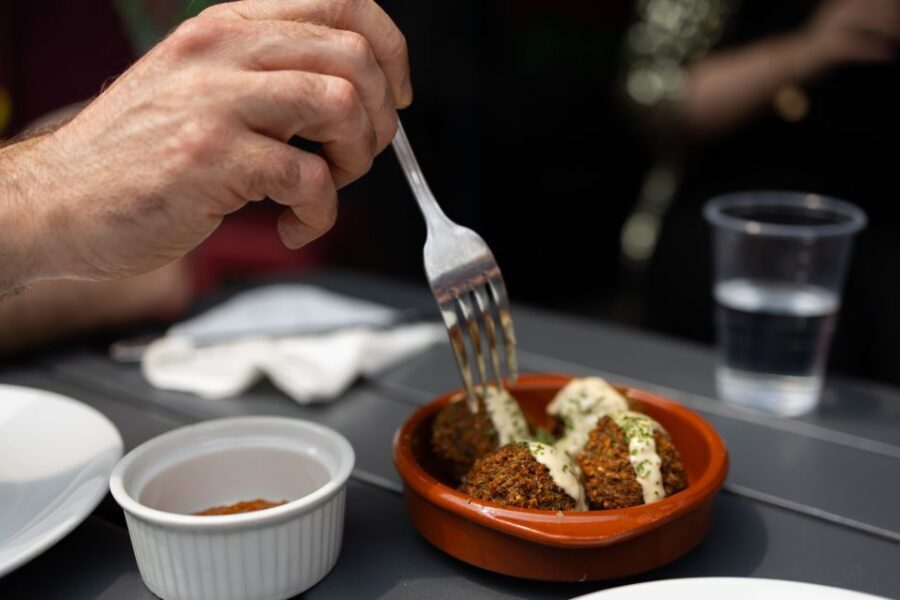Brighton: Walking Food Tour (Vegan and Vegetarian options) - Starting point near Brighton station: St Bartholomew’s Church meeting plan