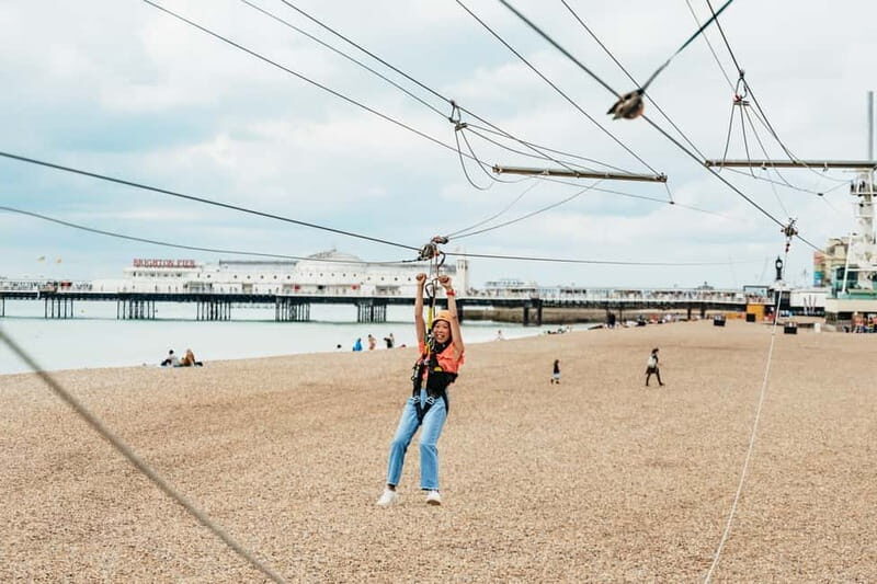 Brighton: Zip Wire Experience Ticket - Eat and refuel: fish and chips, gelato, and a nearby stop for real rest