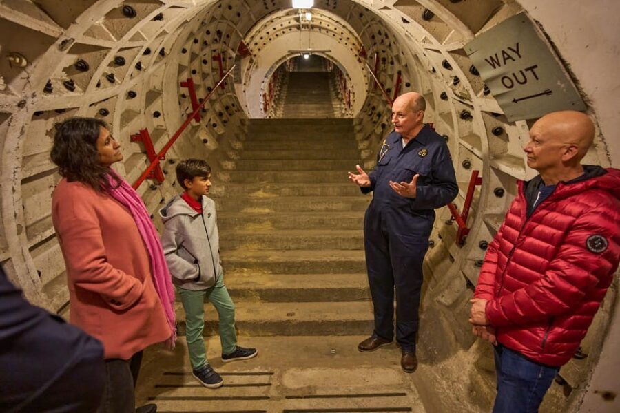 Clapham South: Subterranean Shelter Guided Tour - Bunk beds, benches, and WWII artifacts you can see close up