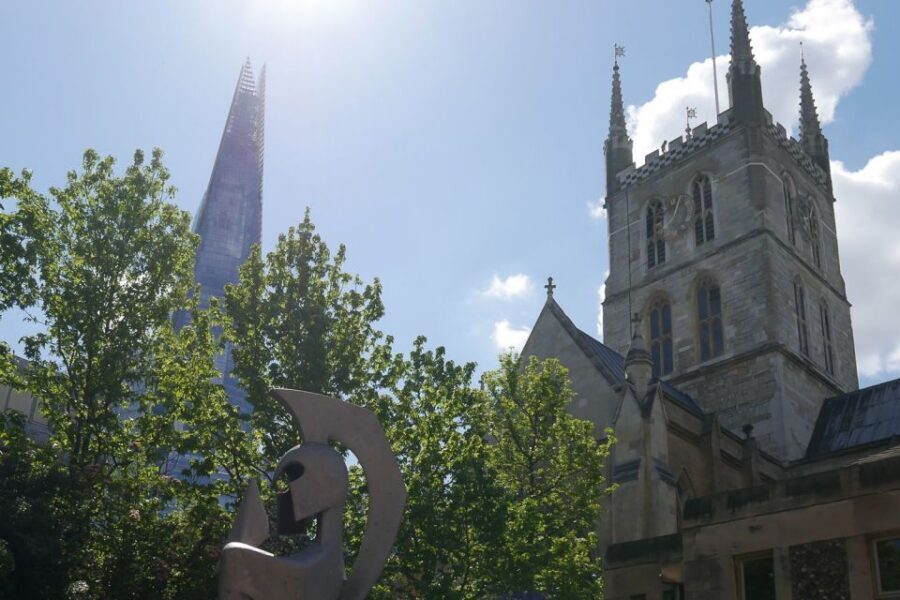 Doctor Who London Walking Tour - The Great Intelligence headquarters stop (Bells of Saint John)