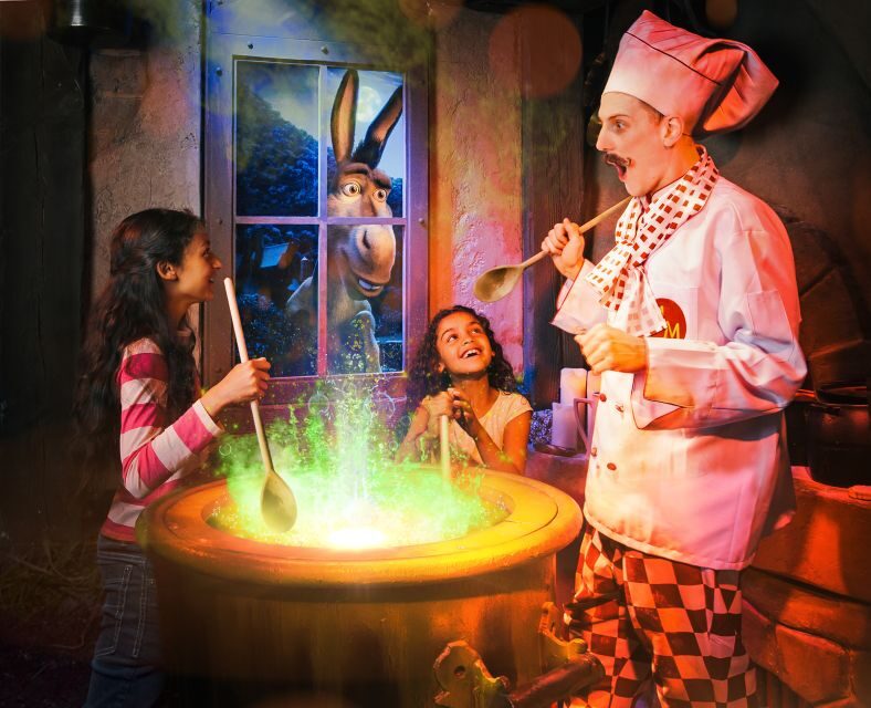 DreamWorks Shrek's Adventure and London Eye: Combo Ticket - The Live Fairytales Show: 12 Stories, Live Actors, and Real-World Effects
