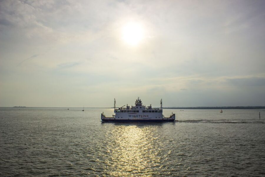 From Brighton: Isle of Wight Full-Day Trip via Portsmouth - The Wightlink Ferry to Fishbourne: your midday reality check