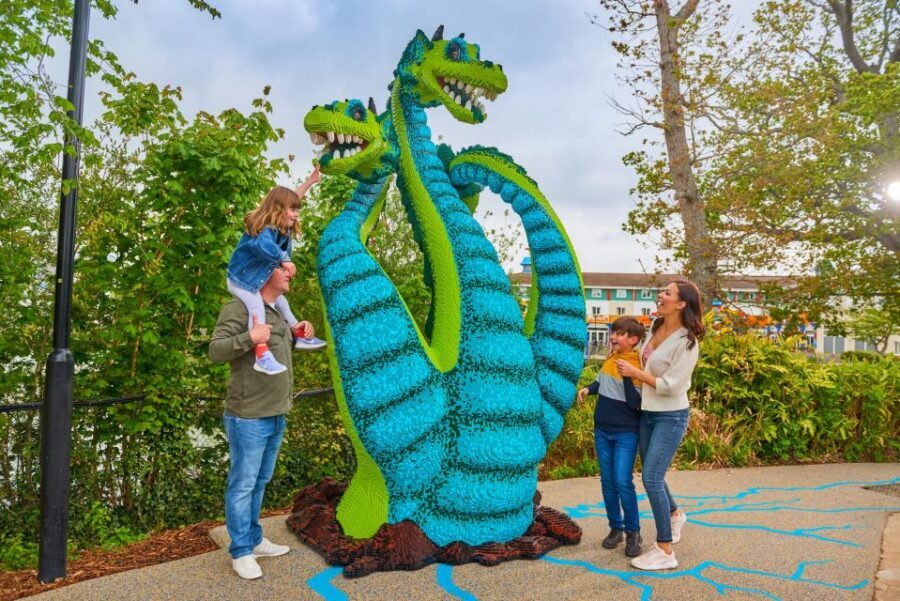From London: LEGOLAND® Windsor Resort Entry & Coach Transfer - Flight of the Sky Lion with Maximus: theatre energy, kid-friendly excitement