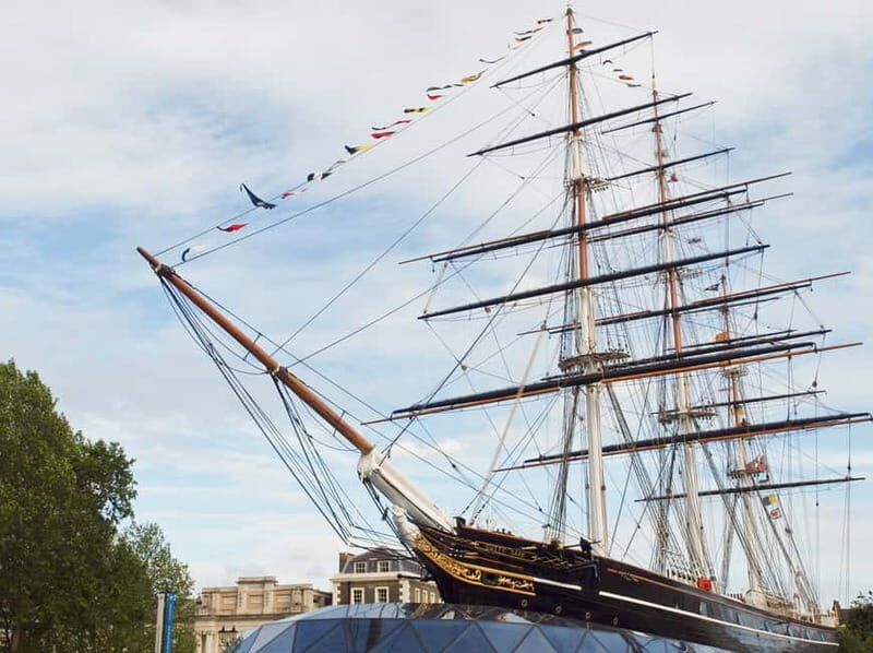 Leeds Castle, Canterbury, Dover, Greenwich & Free Snack Pack - Greenwich: Old Royal Naval College, plus the Cutty Sark area in your field of view