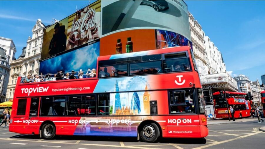 London: 24-Hour Hop-On Hop-Off Bus Pass - Landmarks Loop (about 2.5 hours): Big Ben to the Tower area without the logistics headache