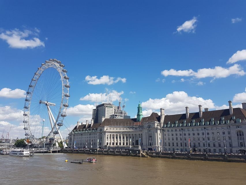 London: 30 Top City Sights Guided Group Walking Tour - Shakespeare’s Globe, the Shard, HMS Belfast, and the Tower of London finish