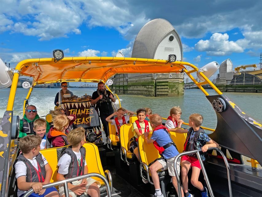 London: 40-Minute Thames Beast Jetboat Tour - First pull of the throttle from Tower Millennium Pier
