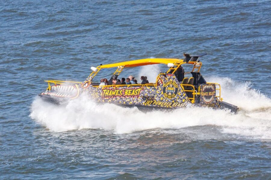 London: 40-Minute Thames Beast Jetboat Tour - Thames Barrier turnaround: what you gain from going farther downriver
