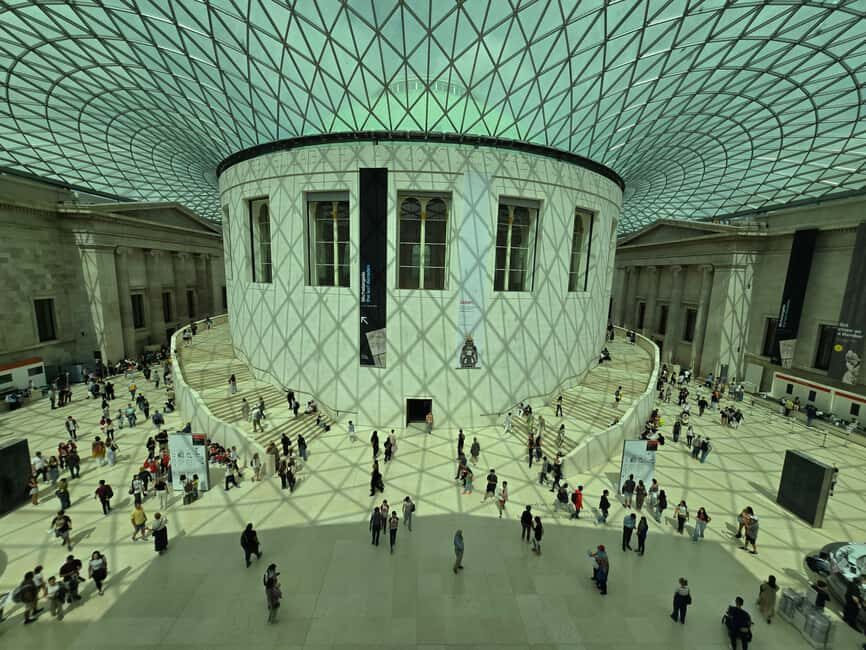 London: British Museum Guided Tour with Priority Entrance - Great Court glass roof: your built-in orientation tool