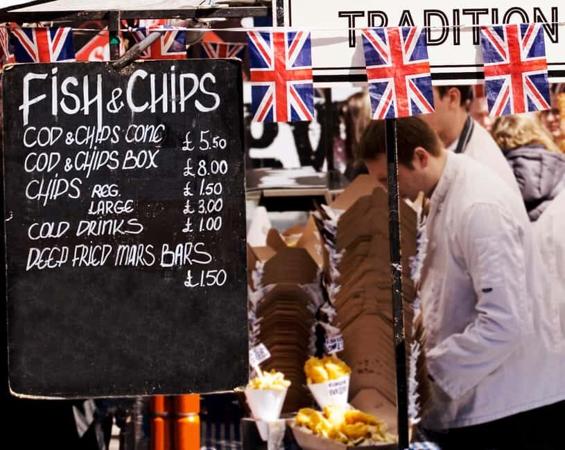 London: Camden Market Guided Walking Food Tour - Fusion Chinese and Mediterranean cuisines with Italian wine