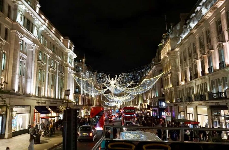London Christmas Lights Open-Top Bus Tour. 2025 Early Bird - The 1-hour “best of” route: fast, focused, and actually doable