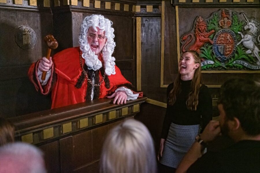 London: Entry Ticket to London Dungeon - Whitechapel streets and Jack the Ripper: tension with crowd participation