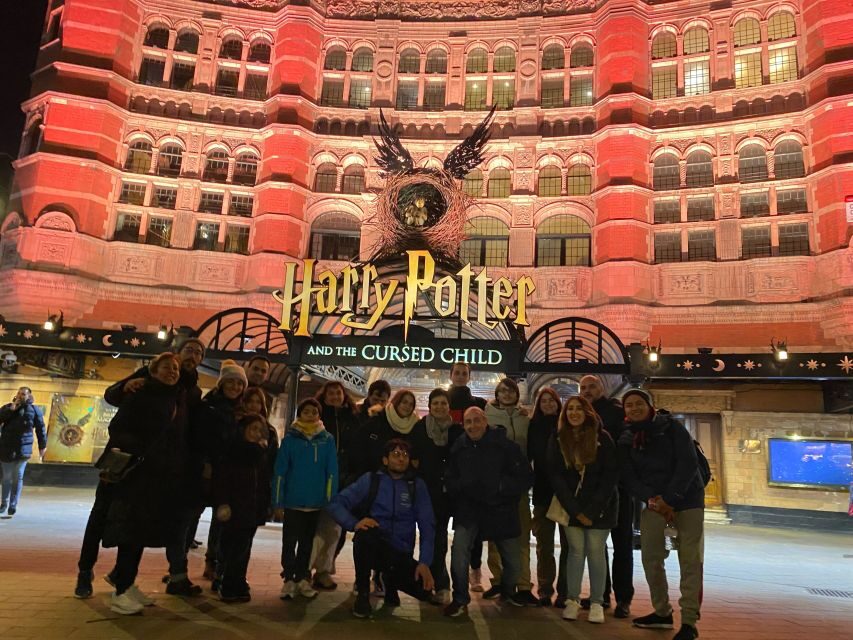 London: Harry Potter Walking Tour with Thames River Cruise - Palace Theatre finish: a clean end point for dinner plans