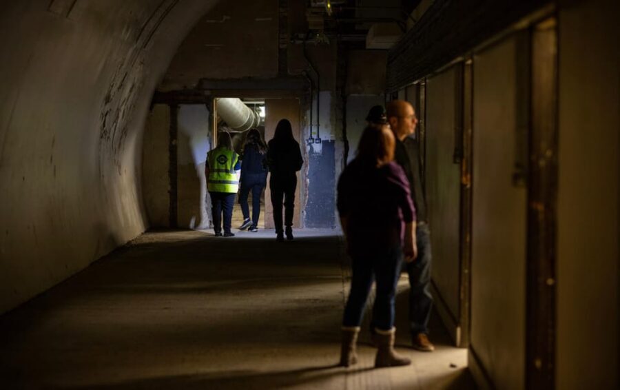 London: Hidden Tube Tour of Holborn's Secret Platforms - The concealed doors and the 1906 station setup
