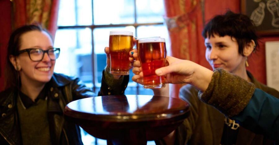 London: Historic Pubs, British Ales & Classic Dishes - Fleet Street at The Old Bell Tavern: Sweeney Todd meets a pint-and-snack rhythm