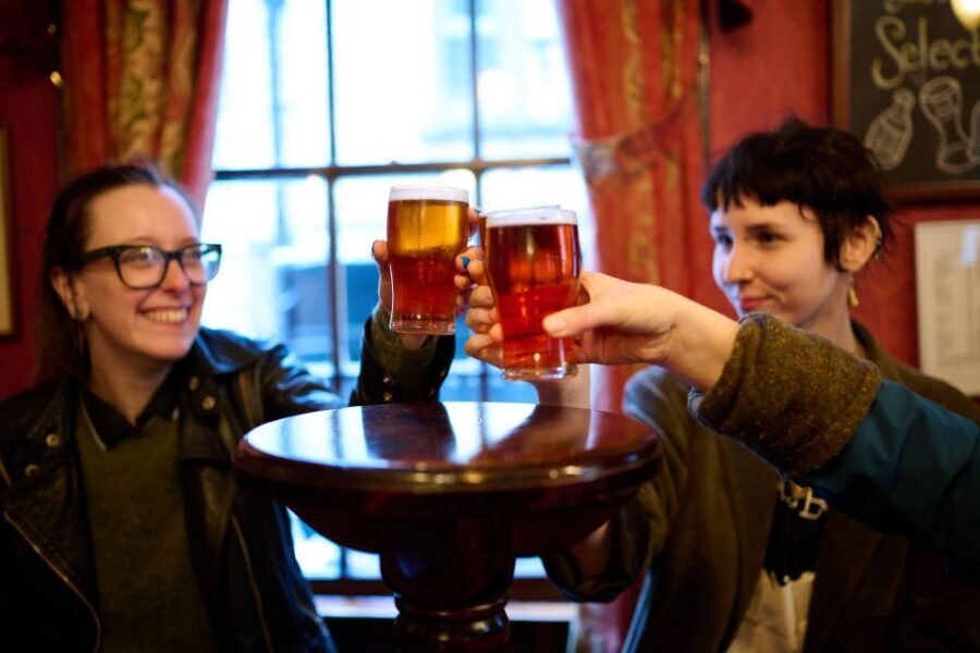 London: Historic Pubs, British Ales & Classic Dishes - A listed building rebuilt after 1666: Dickens-era devilled whitebait