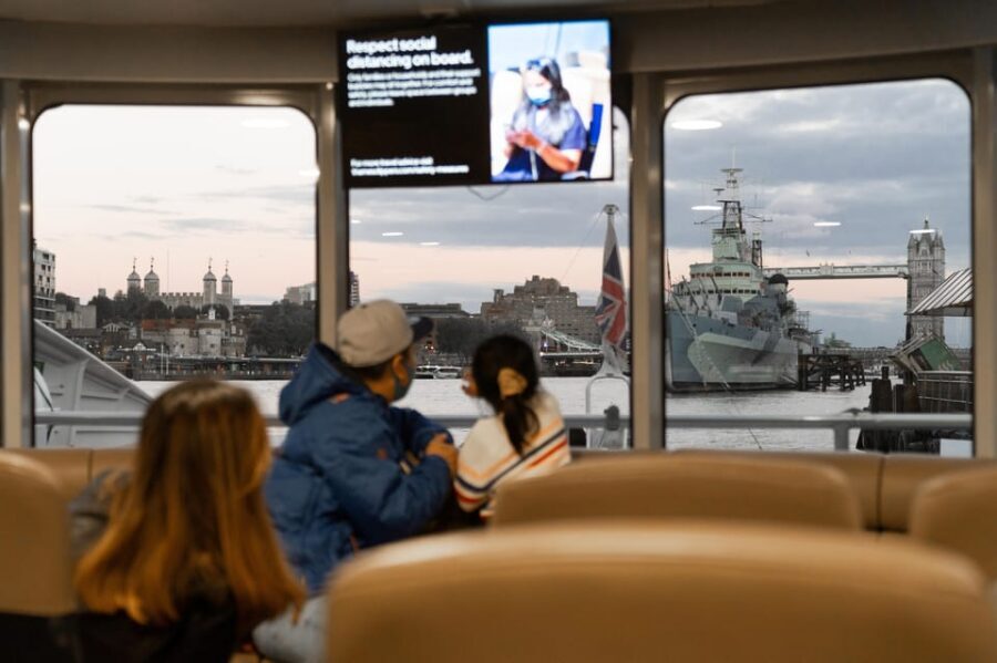 London: Hop-On Hop-Off 1-Day River Sightseeing Adventure - Comfort on Board: Indoor Cabins, Covered Deck, and Real Seating