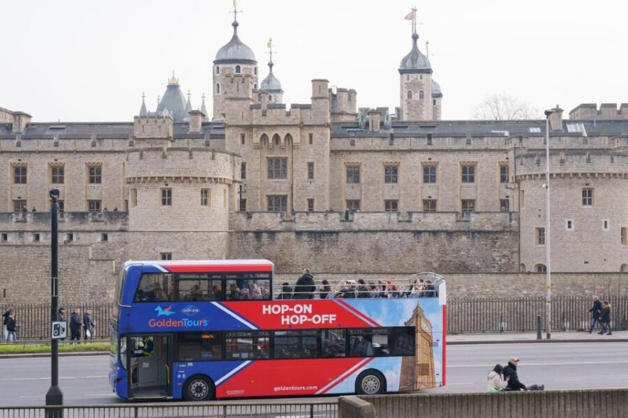 London: Hop-on Hop-off Bus Tour and Madame Tussauds Ticket - Thames River Ride: A One-Way View Between Westminster and the Tower