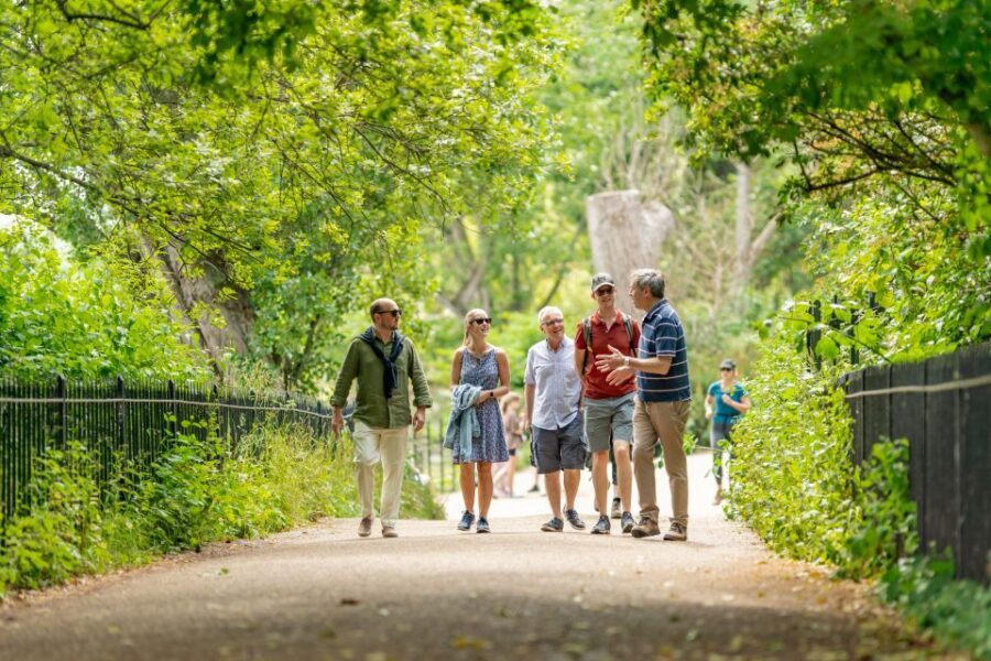 London: Kensington Palace Gardens Tour with Royal High Tea - Comfort and pacing: shoes, umbrella, and the one-hour walk