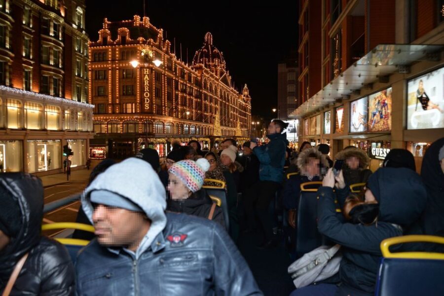 London: London by Night Sightseeing Open-Top Bus Tour - Trafalgar Square Fountains and Piccadilly Circus Neon Finale