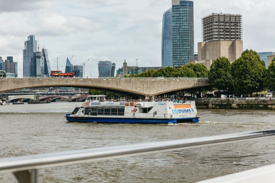 London: London Eye, River Cruise, & Hop-on Hop-off Bus Tour - Thames River Cruise: the calm 40-minute break between big sights