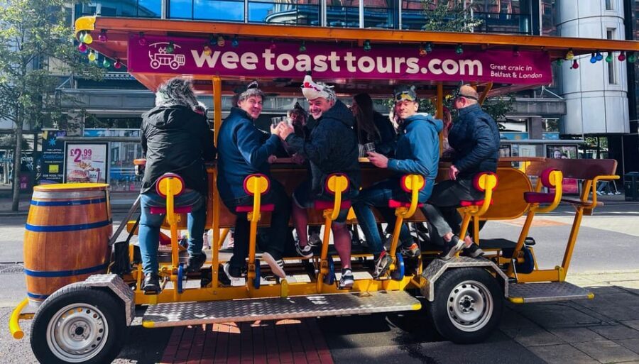 London: Piccadilly and Soho Beer Bike Tour - Hard work, fun photos: riding tips that keep you comfortable