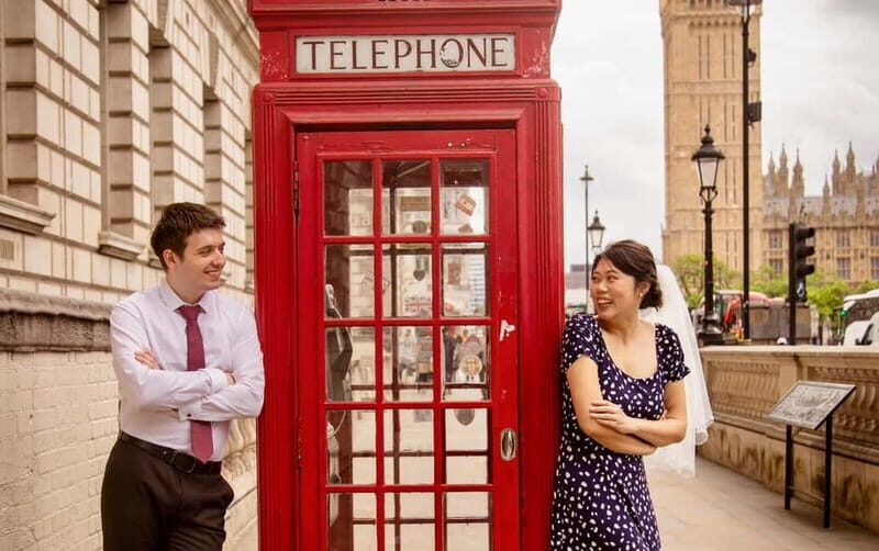London: Private Couples Photography Session with Landmarks - Price and value: what $161.64 buys you for two