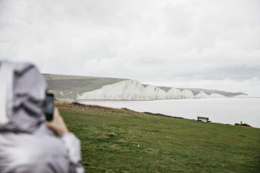 London: South Downs White Cliffs Day Trip with Train Tickets - Long Man of Wilmington: a Neolithic carving you’ll actually notice