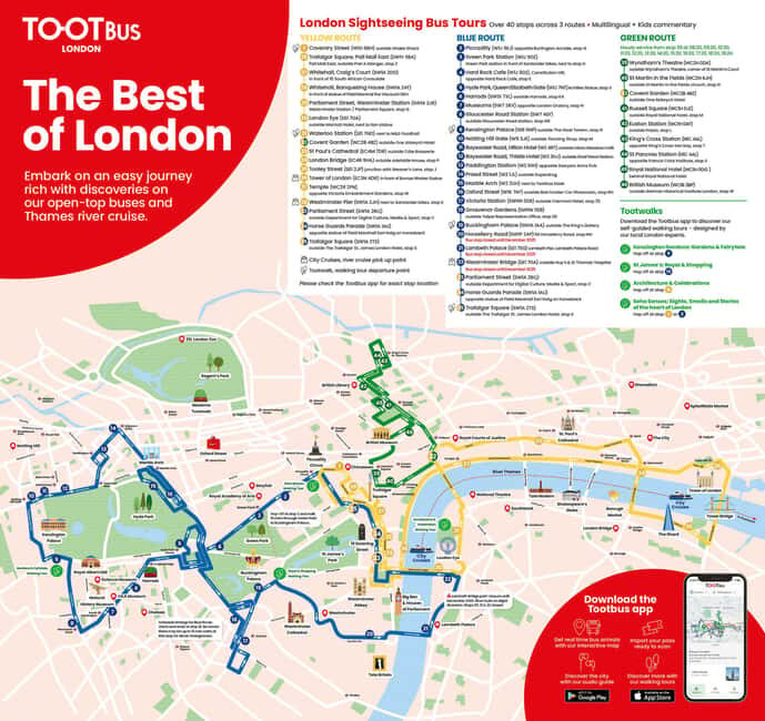 London: Tootbus Hop-on Hop-off with optional River Cruise - Earphones, Wi‑Fi, and onboard comfort details that actually help