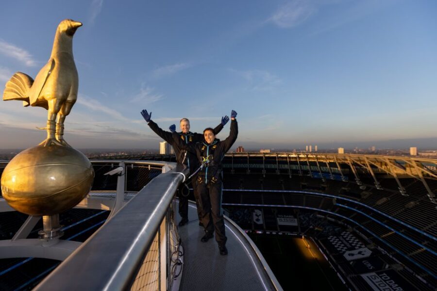 London: Tottenham Hotspur Stadium Skywalk Experience - The suit-up and safety briefing (and the waiver you’ll sign)