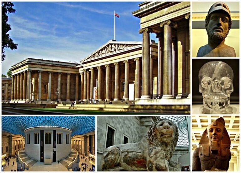 London: Tour of the British Museum - Where to Meet: Great Russell Street, Starbucks, and a Blue-Green Flag