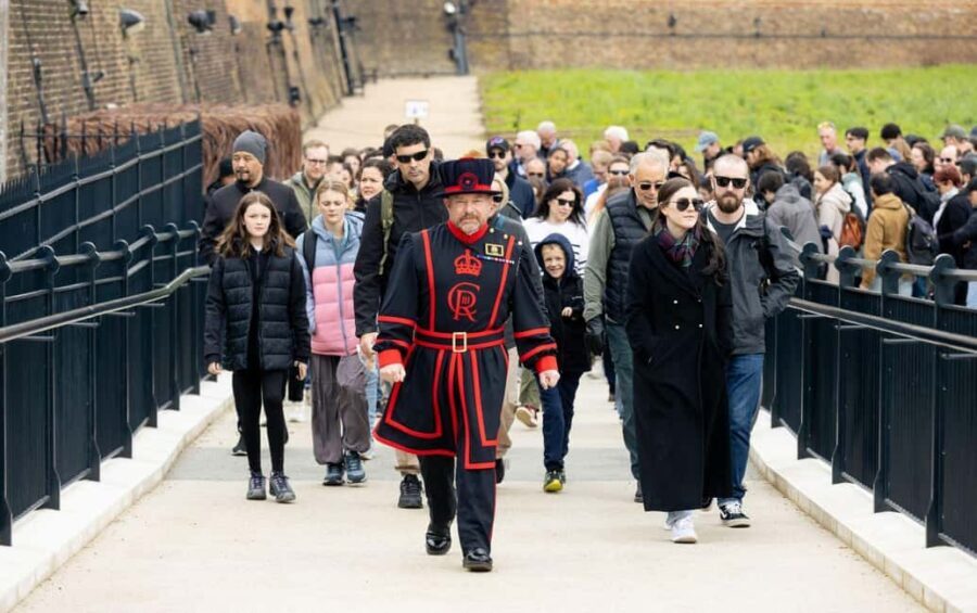 London: Tower of London, Thames Boat & Changing of the Guard - Westminster walking tour option: the monarchy story in street corners