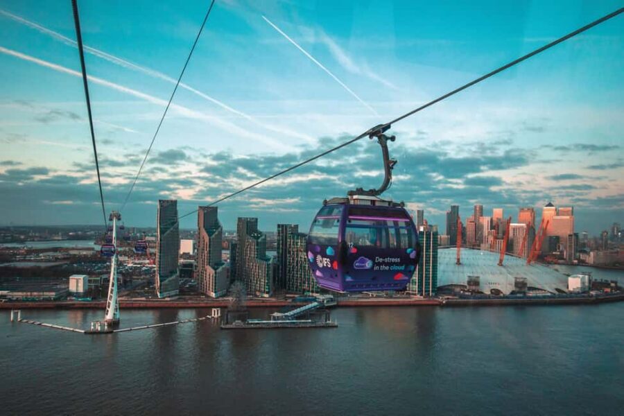 London: Uber Boat Return River Ticket + IFS Cloud Cable Car - Uber Boat Return: pick your Thames piers and ride both ways