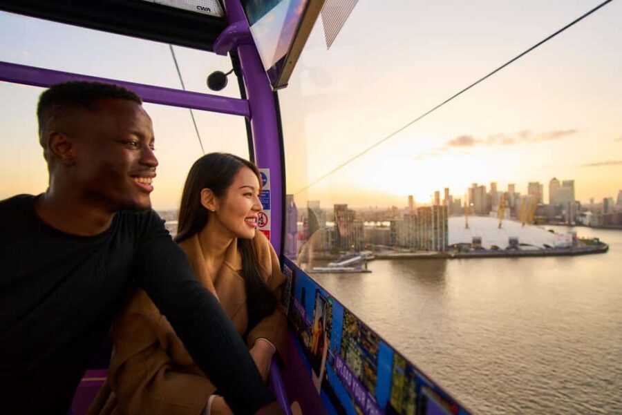 London: Uber Boat Return River Ticket + IFS Cloud Cable Car - What comfort feels like on the Thames Clippers boat