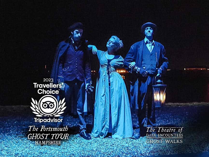 The Portsmouth Ghost Walk - Meeting at Square Tower and getting into the mood