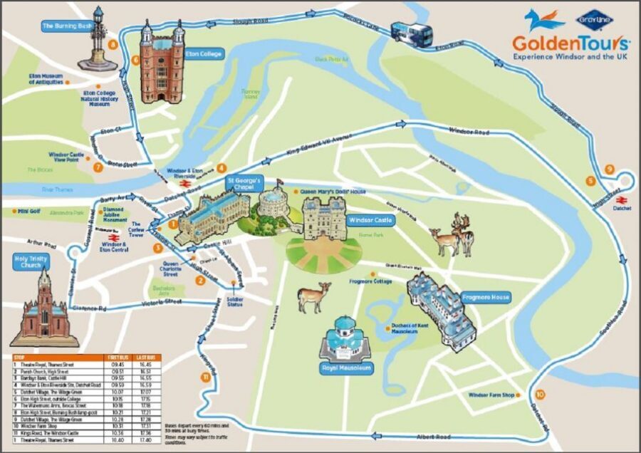 Windsor: Golden Tours Open Top Hop-on Hop-off Bus Tour - Key Things I’d Focus on