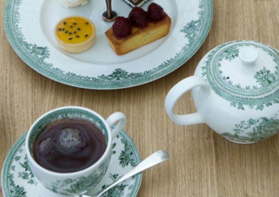 Afternoon Tea at the British Museum - The food spread: finger sandwiches, pastries, and the scone moment