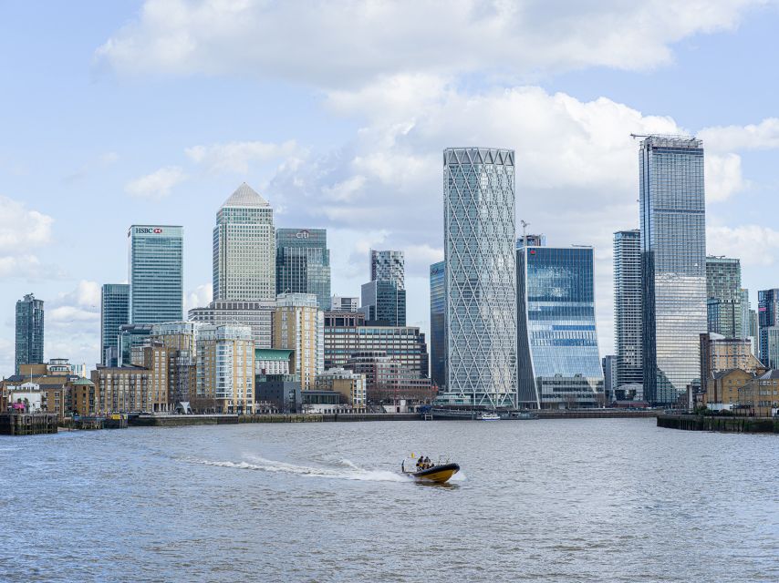 London: 70-Minute Thames Barrier Speedboat Tour - From St Paul’s to Shakespeare’s Globe: the views you can actually read