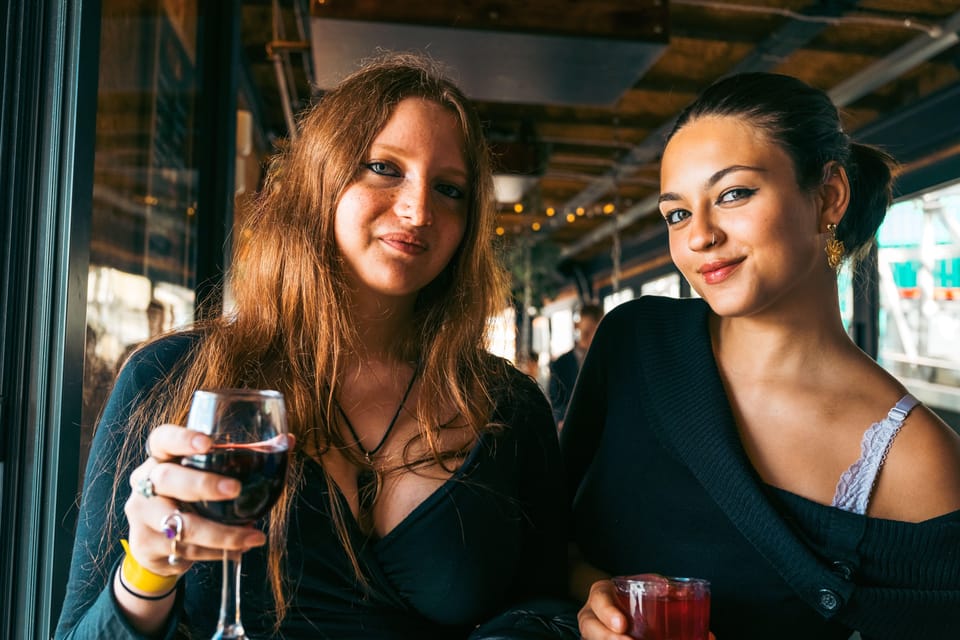 London: Dark Comedy on Iconic Battersea Barge - Deck layout: where to drink, where to laugh, where to take photos