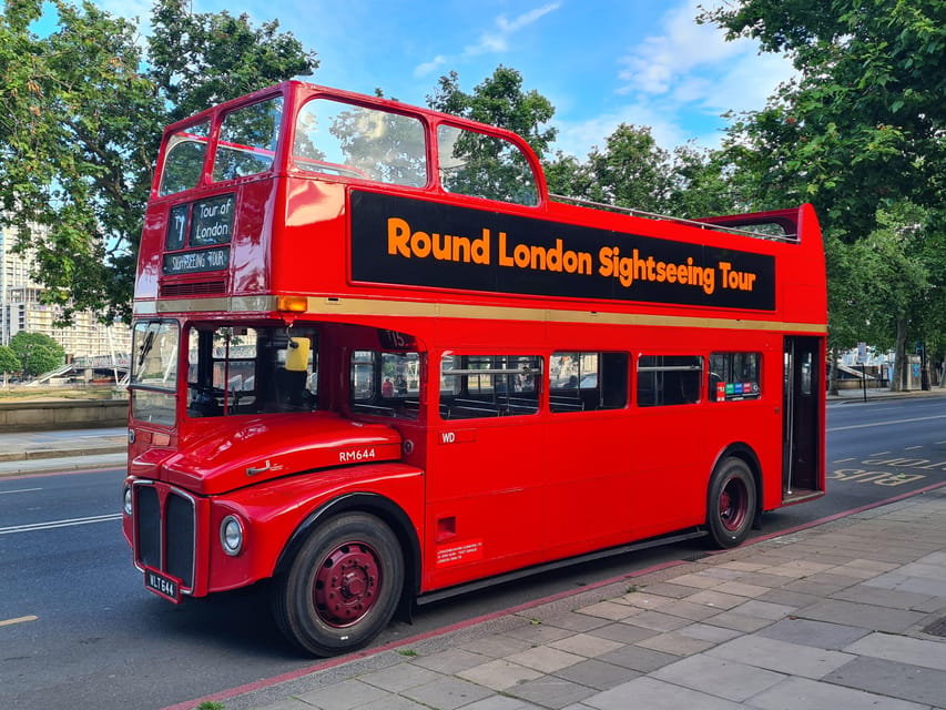 London: Guided Sightseeing Tour on a Vintage Open-Top Bus - Starting at Embankment (Stop 40B) Without Wasting Time