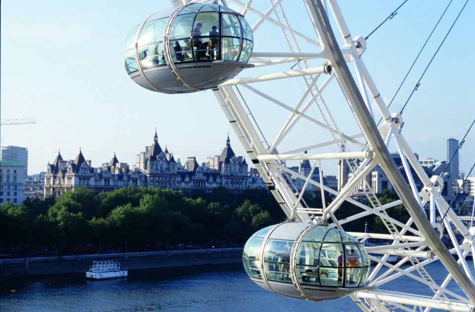 London: SEA LIFE & London Eye Combo Ticket - London Eye: 135 meters up, 30 minutes rotating, and the view stops you’ll remember