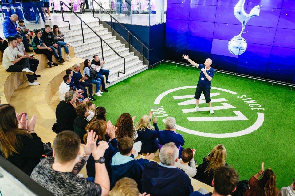 London: Tottenham Hotspur Stadium Tour - Pitchside in the managerial dugout: close, but not chaotic