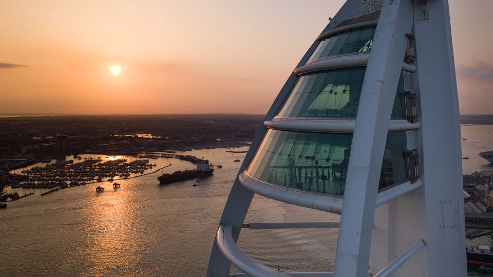 Portsmouth: Spinnaker Tower Ticket - Sky Walk at 100 Meters: Glass Floor Fun (and the Shoe Rule)