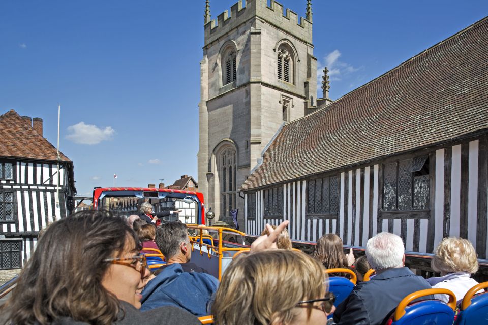 Stratford-upon-Avon:City Sightseeing Hop-On Hop-Off Bus Tour - From Bridge Foot to the Royal Shakespeare Theatre: getting your bearings fast